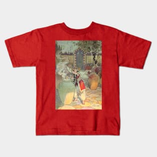 Morgiana Pouring Boiling Oil Over the Thieves in Arabian Nights Kids T-Shirt